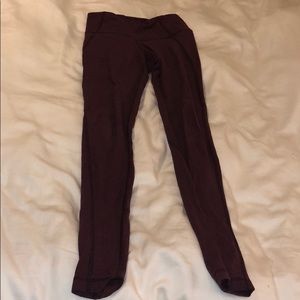 Lululemon red leggings